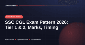 SSC CGL Exam Pattern 2026: Tier 1 & 2, Marks, Timing