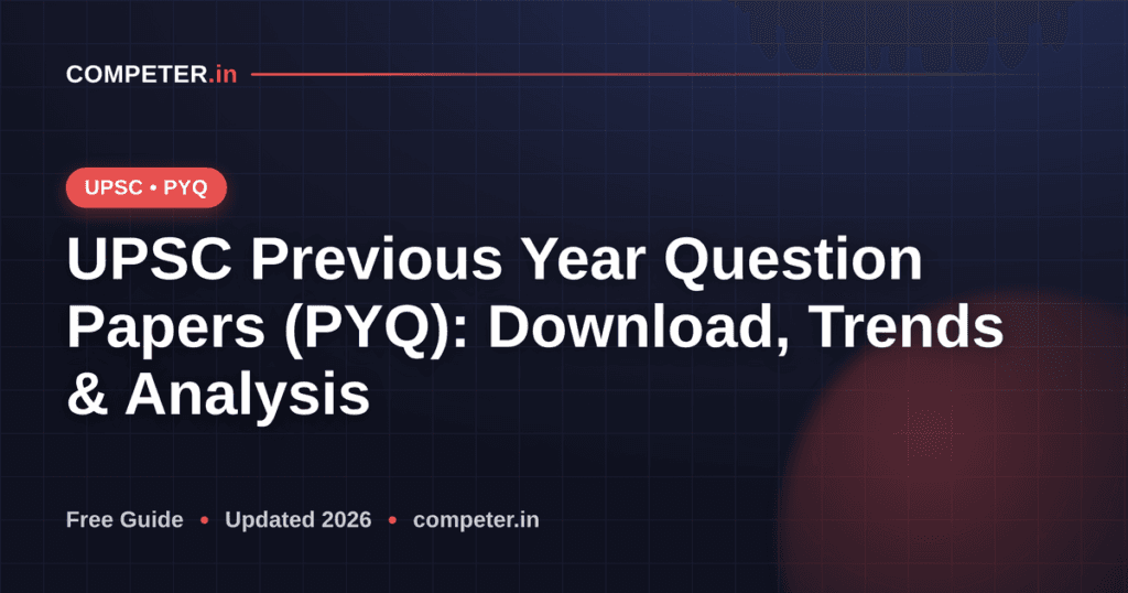 UPSC Previous Year Question Papers (PYQ): Download, Trends & Analysis