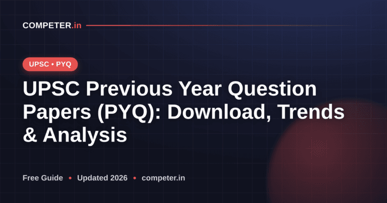 UPSC Previous Year Question Papers (PYQ): Download, Trends & Analysis