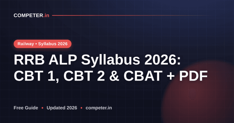 Alp Syllabus.pdf RRB ALP Syllabus 2026: CBT 1, CBT 2, CBAT + PDF