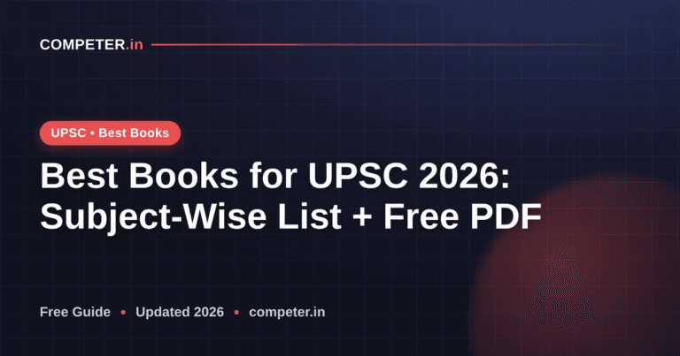 Best Books for UPSC 2026: Subject-Wise List + Free PDF