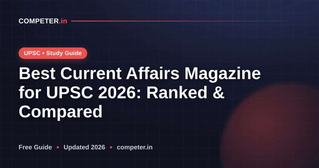 Best Current Affairs Magazine for UPSC 2026: Ranked & Compared