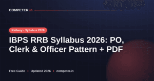 IBPS RRB Syllabus 2026: PO, Clerk & Officer Pattern + PDF