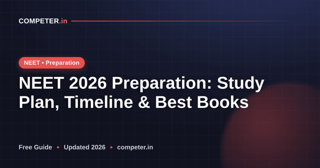 NEET 2026 Preparation: Study Plan, Timeline & Best Books
