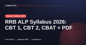 RRB ALP Syllabus 2026: CBT 1, CBT 2, CBAT + PDF