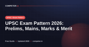 UPSC Exam Pattern 2026: Prelims, Mains, Marks & Merit