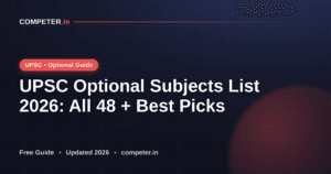 UPSC Optional Subjects List 2026: All 48 + Best Picks