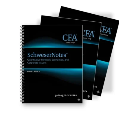CFA 2026 Level I Schweser Notes Printed Notes in English for CFA Level 1 Exam | Schweser CFA Level 1 Booklets Set of 5 | CFA 2026 Printed Study Material | Quantitative Methods, Ethics, Portfolio Management, Financial Analysis