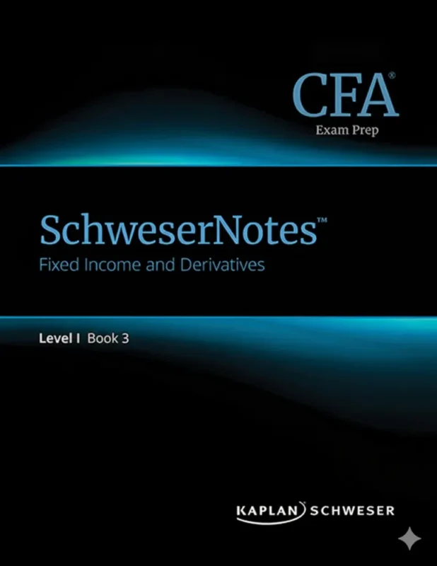 CFA Fixed Income and Derivatives booklet cover