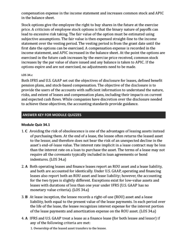 CFA Level 1 - Schweser Notes sample page 12