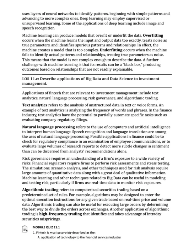 CFA Level 1 - Schweser Notes sample page 4