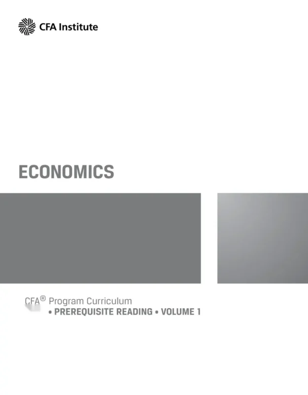 CFA Economics (Part 2) booklet cover