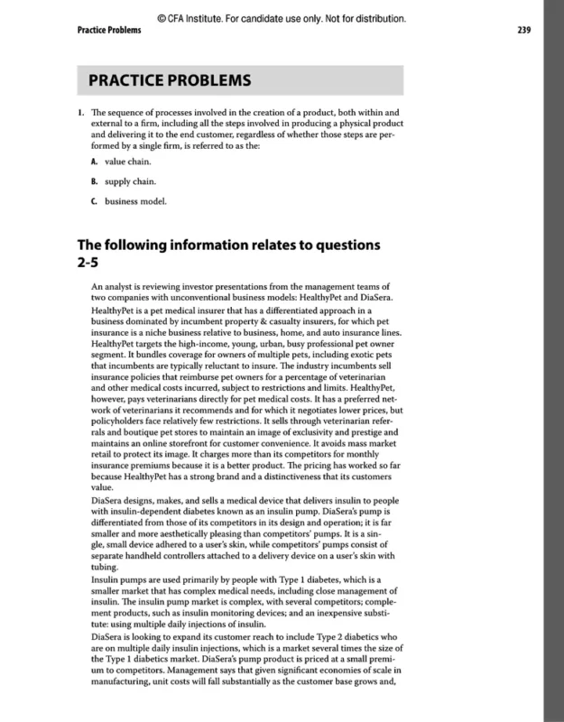 CFA Lvevel 1 sample page 8