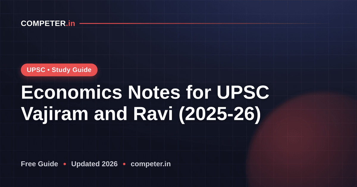 Economics Notes for UPSC Vajiram and Ravi (2025-26)