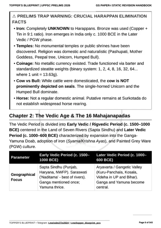 MAHAGRANTH General Studies sample page 1