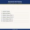 Sanskriti IAS History Optional Handwritten Notes in Hindi Medium 2025-26 for UPSC Mains | Printed Handwritten History Notes Set of 6 Booklets | Hindi Medium History Optional Material for Ancient, Medieval, Modern, World History | UPSC History Optional Handwritten Notes Hindi 2025-26 Edition