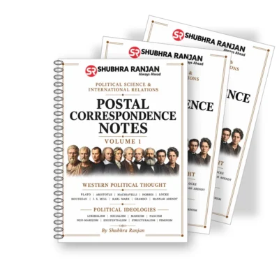 Shubhra Ranjan PSIR Handwritten Notes 2026 English Medium | Complete Political Science and IR Class Notes for UPSC CSE Mains | Set of 5 Booklets Covering Paper 1, Polity, International Relations | Printed Study Material by Shubhra Ranjan