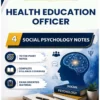 UPPCS ONE Health Education Officer 2026 Printed Notes English Medium | Set of 8 Booklets for UPPCS Health Education Officer Exam | Health Officer Printed Notes by UPPCS One | UPPCS ONE Health Education Officer 2026 Study Material 530 Pages
