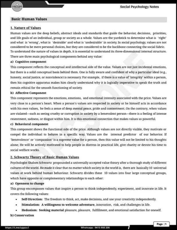 UPPCS ONE Health Education Officer sample page 1