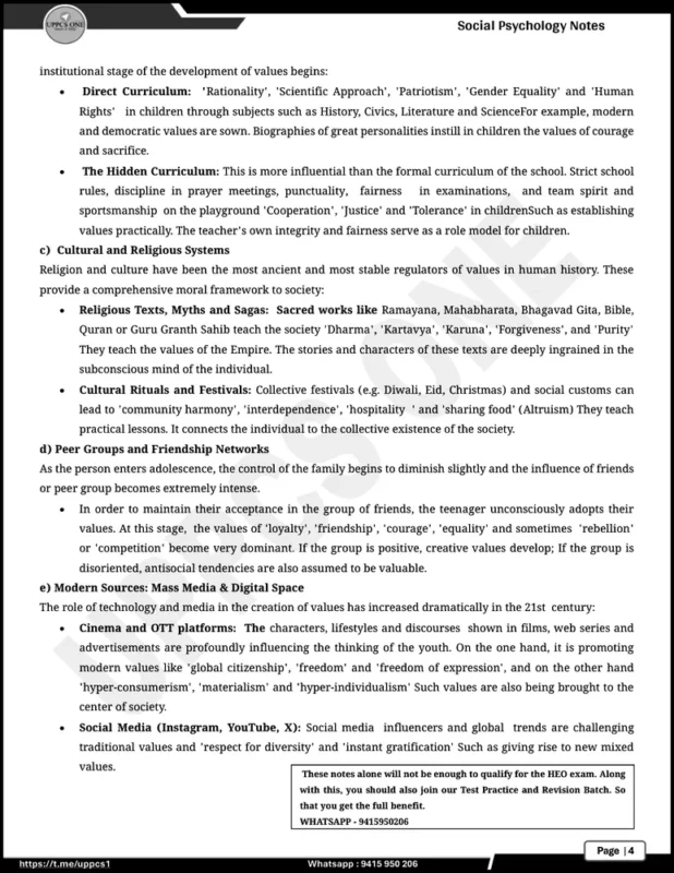 UPPCS ONE Health Education Officer sample page 4