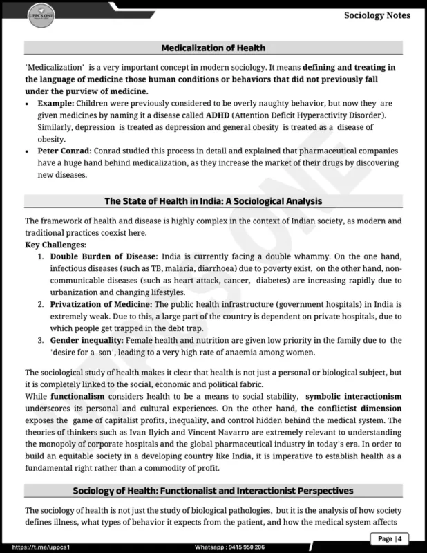 UPPCS ONE Health Education Officer sample page 8