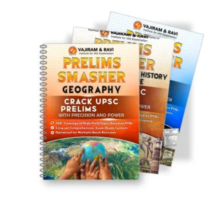 Vajiram and Ravi Mains Smasher 2026 General Studies Notes for UPSC Mains | Vajiram Smasher Printed Booklets Set of 5 English Medium | Geography, Polity, Ancient & Medieval History, Modern History, Environment | UPSC CSE Mains 2026 General Studies Complete Study Material