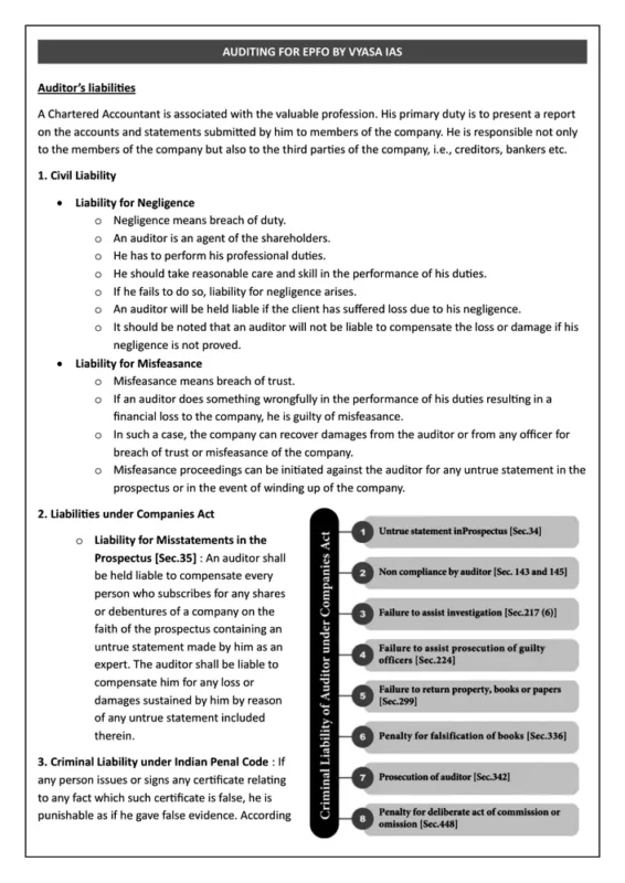 Vyasa IAS UPSC EPFO sample page 1