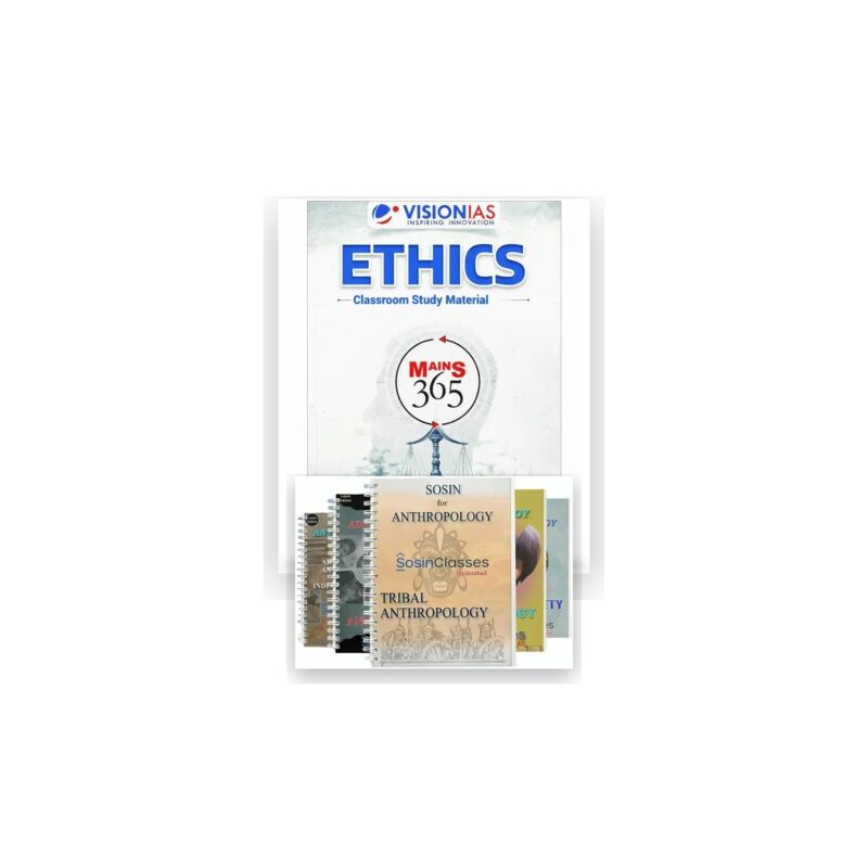 UPSC Anthropology Optional Mains Combo | Sosin Anthropology Notes + Vision IAS Mains 365 Complete Set | English Medium