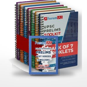 Forum IAS UPSC Prelims Combo 2026 | Topic-Wise PYQ Toolkit 1992-2025 + Prelims Test Series | English Medium