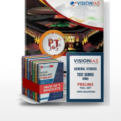 UPSC Prelims Attack Combo | Forum IAS PYQ Toolkit 1992-2025 + Vision IAS PT 365 Set + Prelims Test Series | English Medium