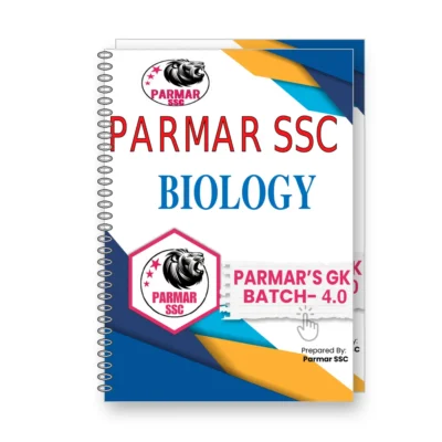 Parmar SSC GK Biology 4.0 Batch Notes 2026-27 | English Medium Edition