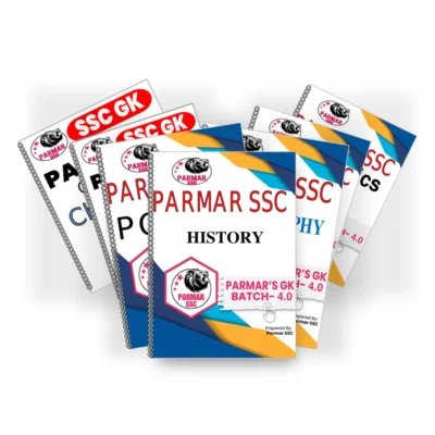 Parmar SSC GK Complete Notes 4.0 Batch 2026-27 | Set of 7 Booklets | English Medium