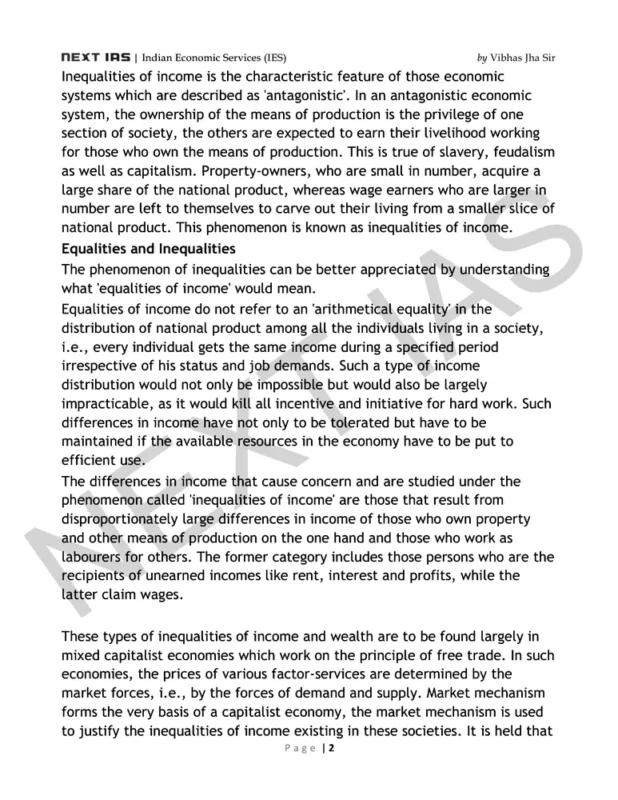 Next IAS Economics sample page 1
