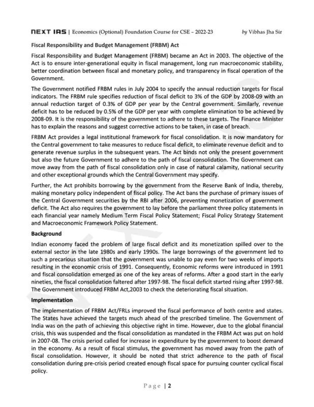 Next IAS Economics sample page 10