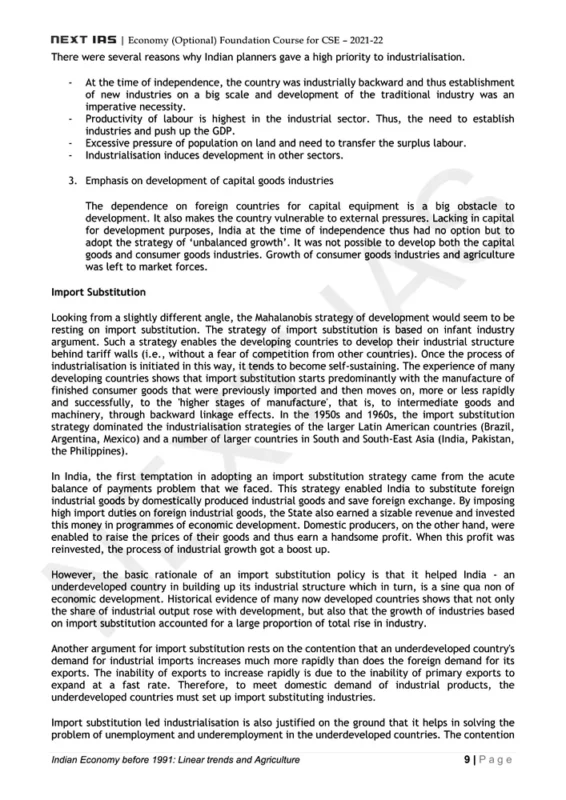 Next IAS Economics sample page 3