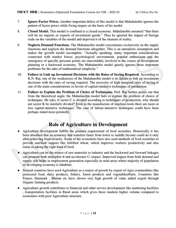 Next IAS Economics sample page 8