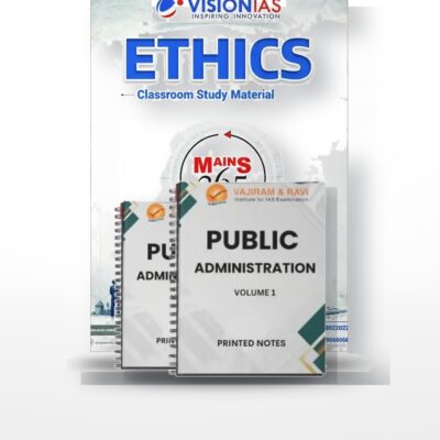 UPSC Public Administration Optional Mains Combo | Vajiram PubAd Notes + Vision IAS Mains 365 Set | English Medium