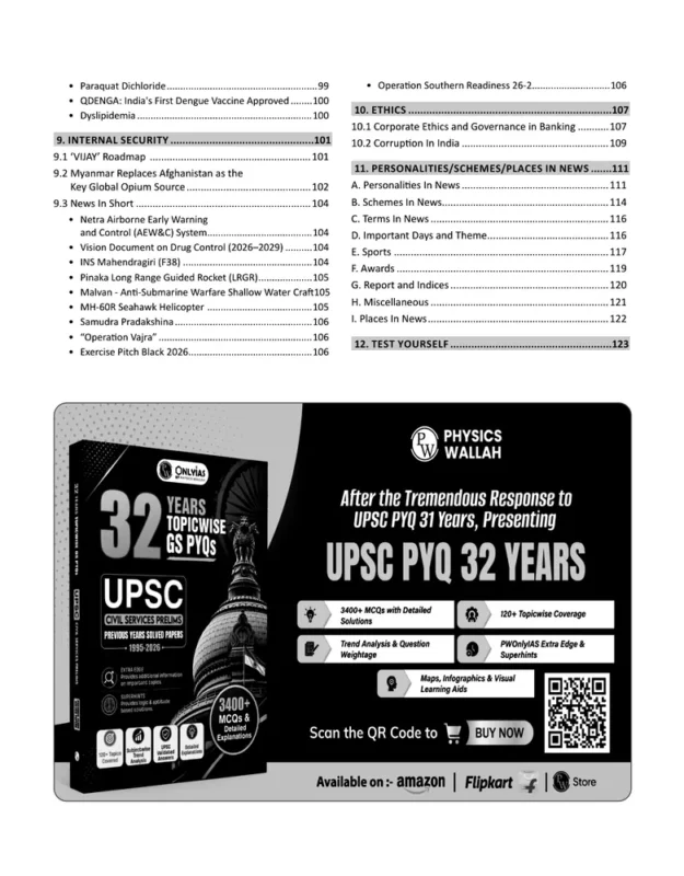 PW Only IAS Current Affairs sample page 1