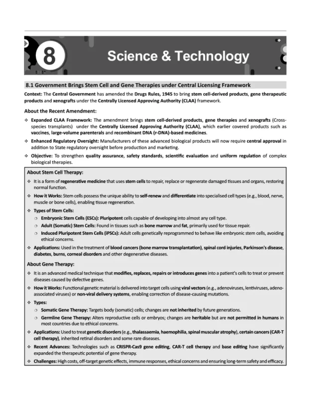 PW Only IAS Current Affairs sample page 6