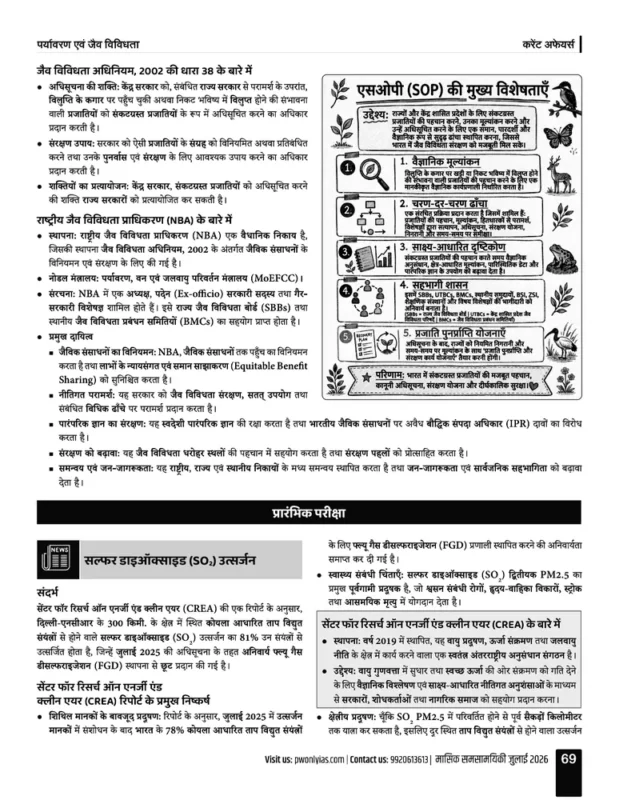 PW Only IAS Current Affairs sample page 4