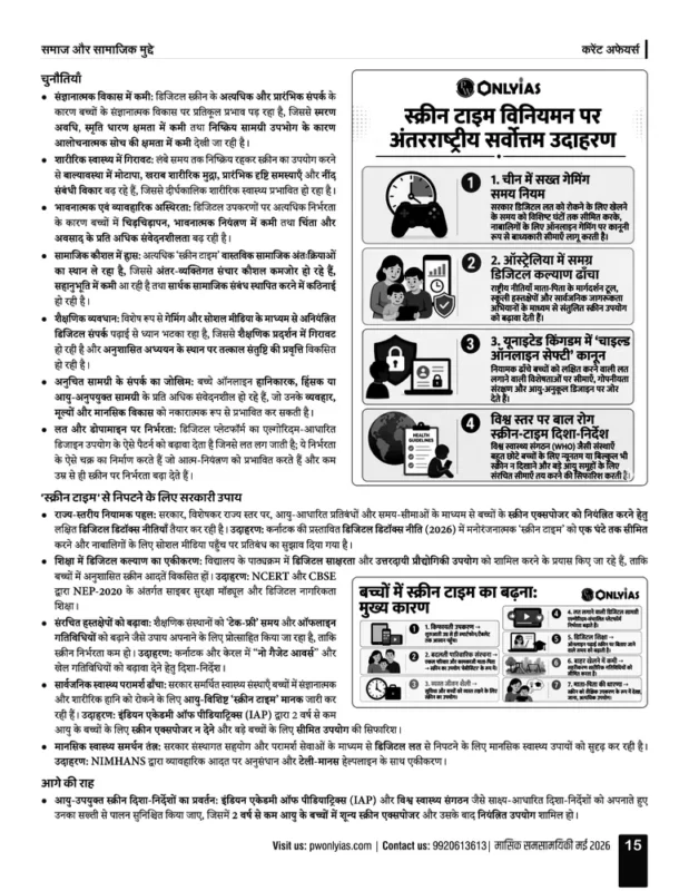 PW Only IAS Current Affairs sample page 2