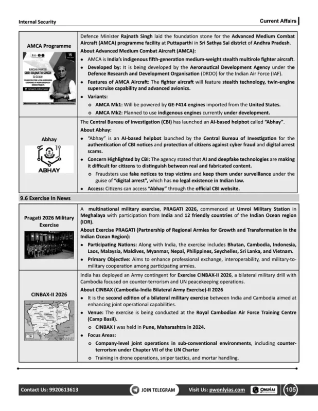 PW Only IAS Current Affairs sample page 6
