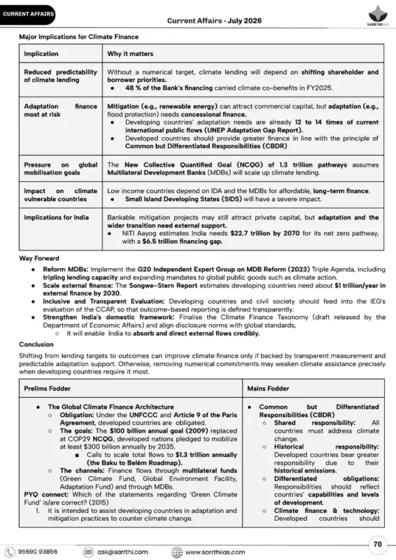 Saarthi IAS Current Affairs sample page 6