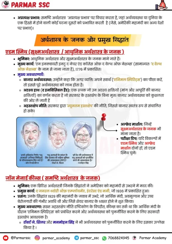 Parmar SSC GK Economy Hindi notes sample page 1