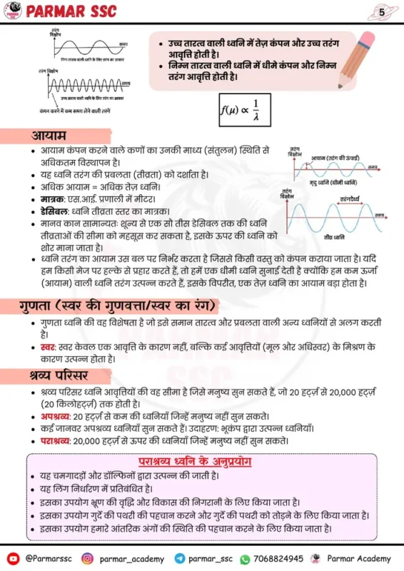 Parmar SSC GK Physics Hindi notes sample page 4