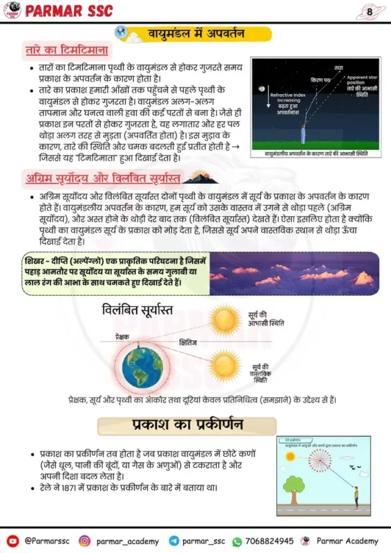 Parmar SSC GK Physics Hindi notes sample page 6