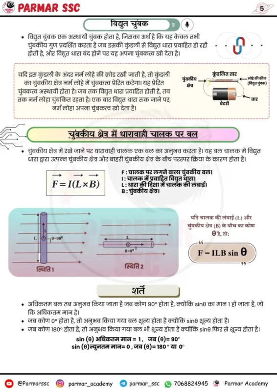 Parmar SSC GK Physics Hindi notes sample page 8