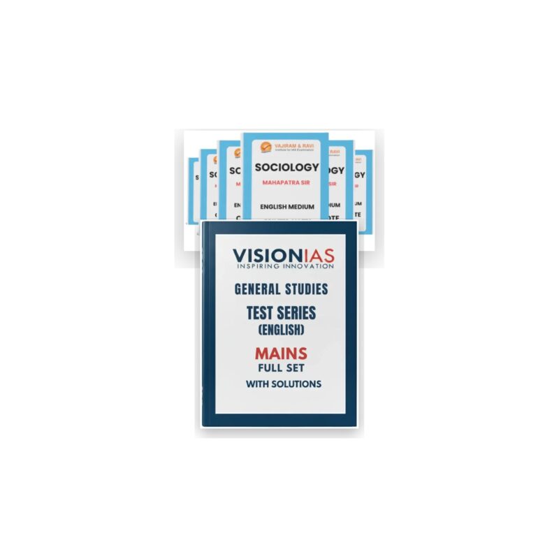 UPSC Sociology Optional + Mains Practice Combo | Mahapatra Sir Sociology Notes + Vision IAS Mains Test Series | English Medium