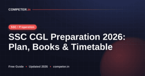 SSC CGL Preparation 2026: Plan, Books & Timetable