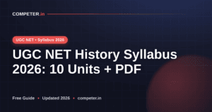 UGC NET History Syllabus 2026: 10 Units + PDF